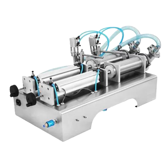 Double Nozzle Pneumatic Liquid Filler PLF100D View 1 1