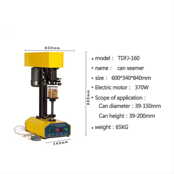 Semi automatic Can Sealing Machine CSM150S View 3